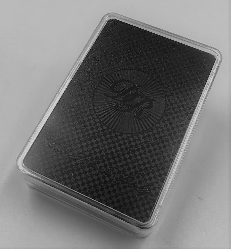 Dal Rossi Italy Luxury Black Playing Cards and Gold & Silver Plated writing. - Image 3