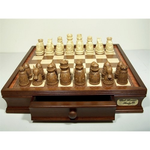 Dal Rossi Medieval Chess Pieces Polyresin ONLY, Board NOT INCLUDED