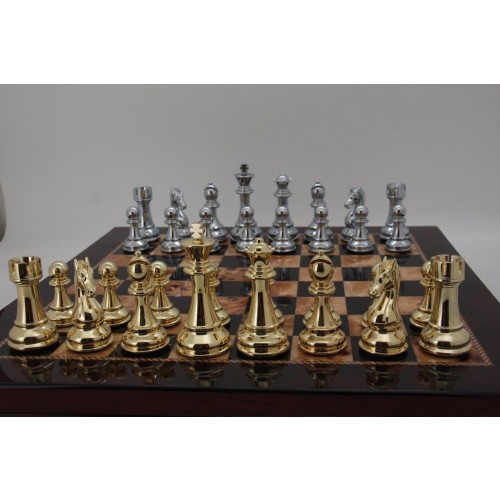 Dal Rossi Italy Gold and Silver Weighted Chess Pieces 110mm Chess Pieces ONLY - Image 2