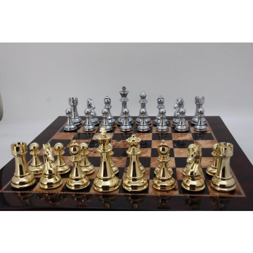 Dal Rossi Italy Gold and Silver Weighted Chess Pieces 110mm Chess Pieces ONLY - Image 3