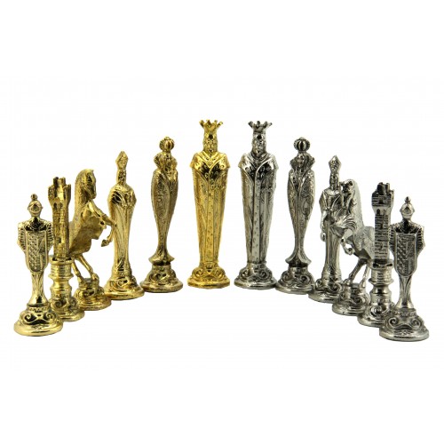 Dal Rossi Italy, “Renaissance” Chess Pieces (PIECES ONLY) - Image 4