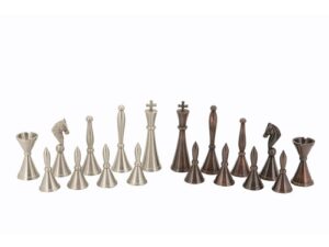 Dal Rossi Italy, Staunton Metal Chessmen ONLY