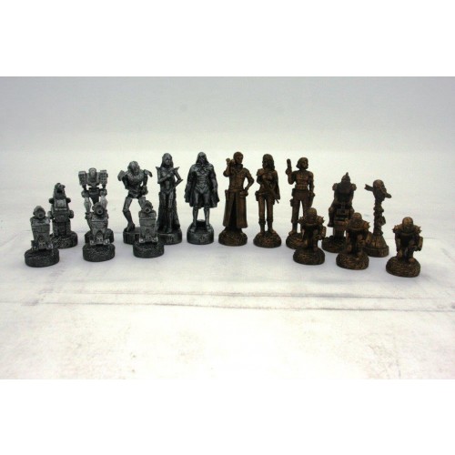 Dal Rossi Mad Max Robot Chess Pieces Polyresin ONLY