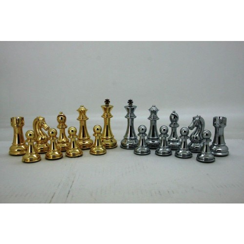 Dal Rossi Italy Gold and Silver Weighted Chess Pieces 110mm Chess Pieces ONLY - Image 4