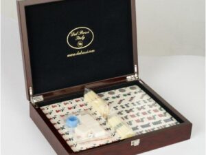 Dal Rossi Italy, Mahjong 29cm - in Mahogany Finish Case