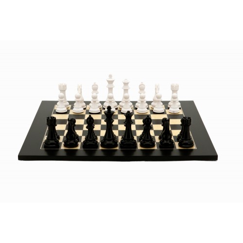 Dal Rossi Italy Black and White Weight pieces 110mm Chess Pieces ONLY - Image 2