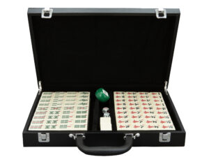 Dal Rossi Hong Kong Style (large tiles) Mahjong Set PU leather