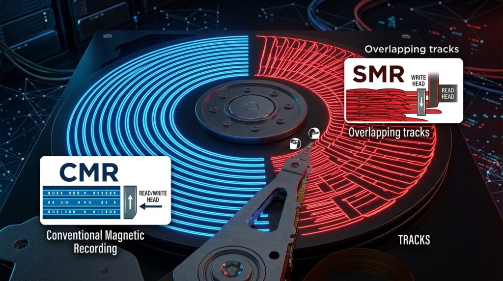 always choose cmr hard drives for your nas over smr technology