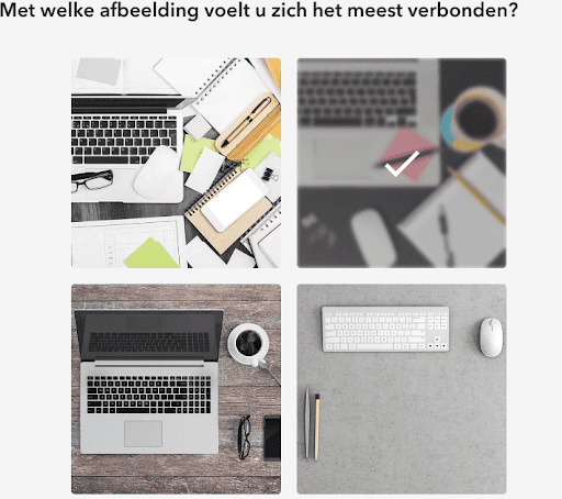 Afbeelding kiezen in aanmeldformulier