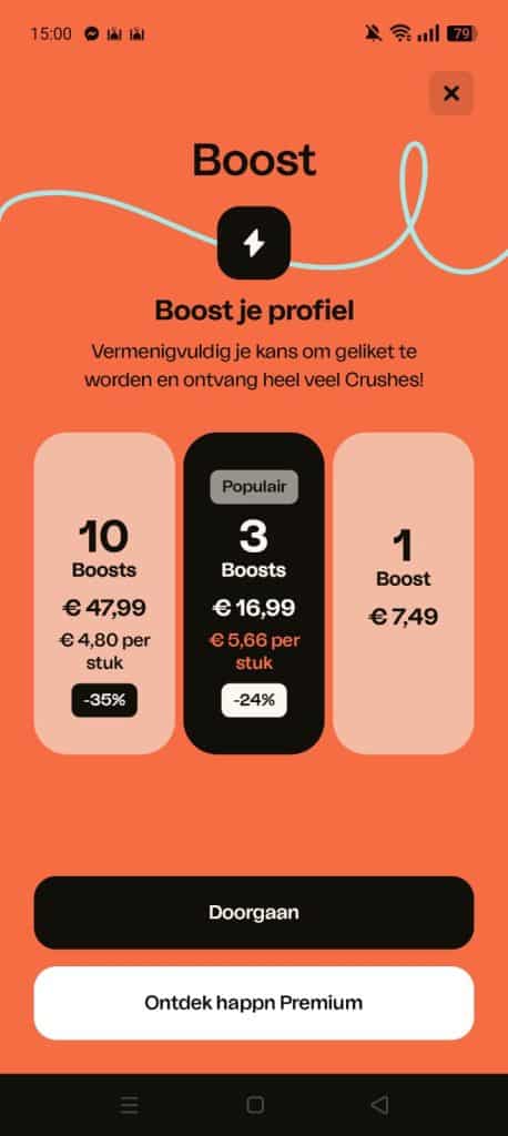 Happn Boost