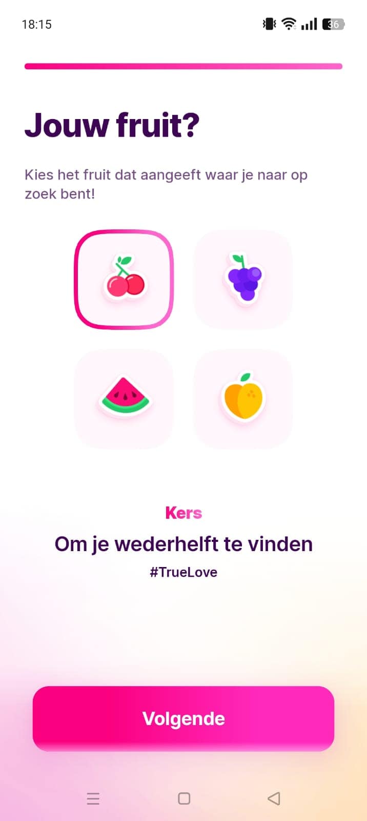 Fruit kiezen