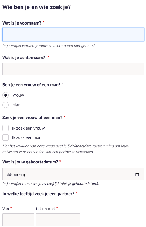 Inschrijfformulier