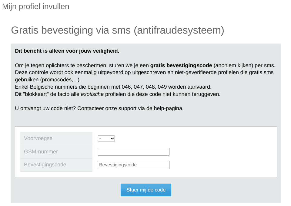 Anti-Fraude systeem