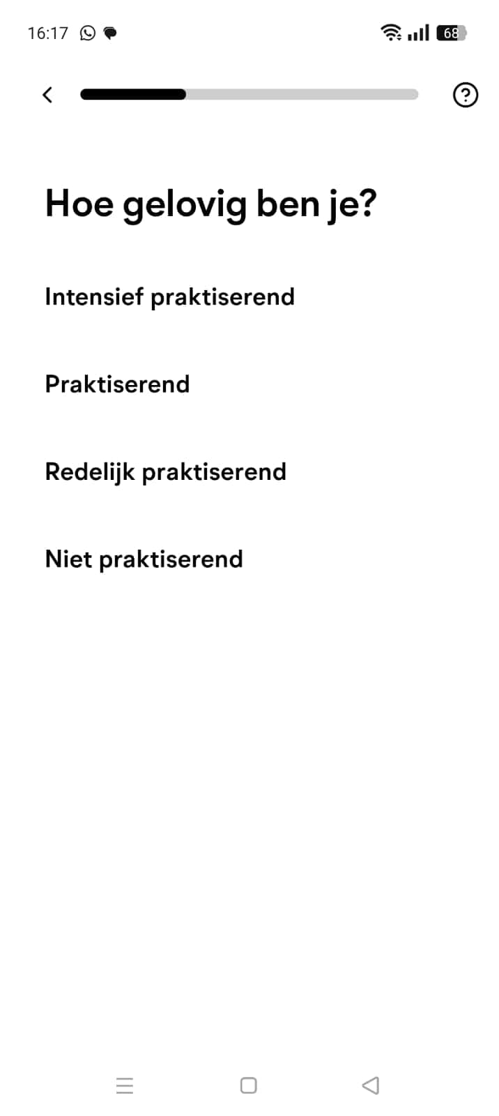 Geloof vraag