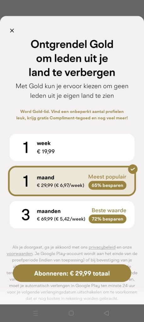 Muzz - Gold Lidmaatschap