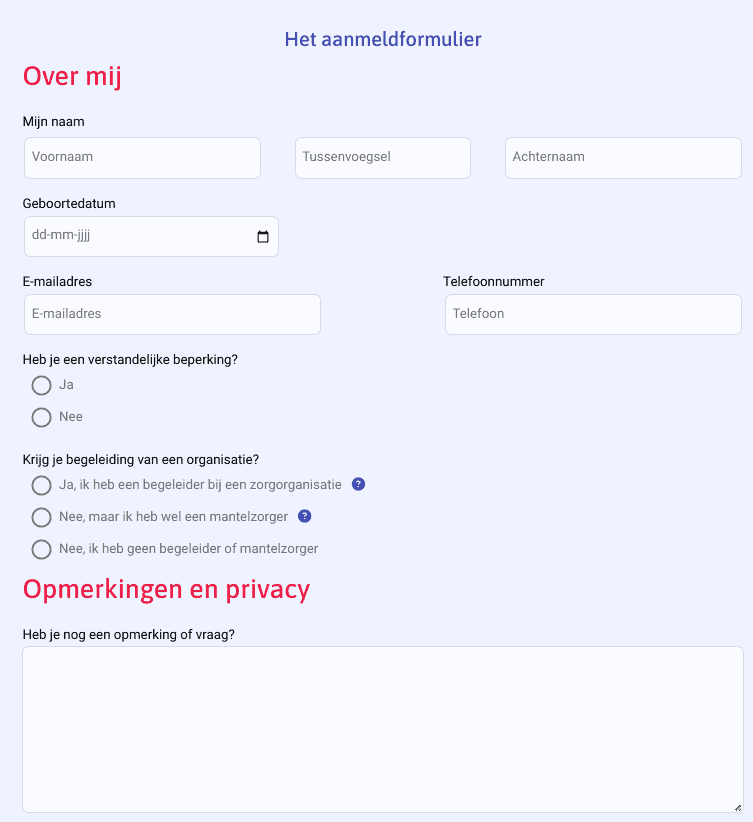 Aanmelden bij ABCDate