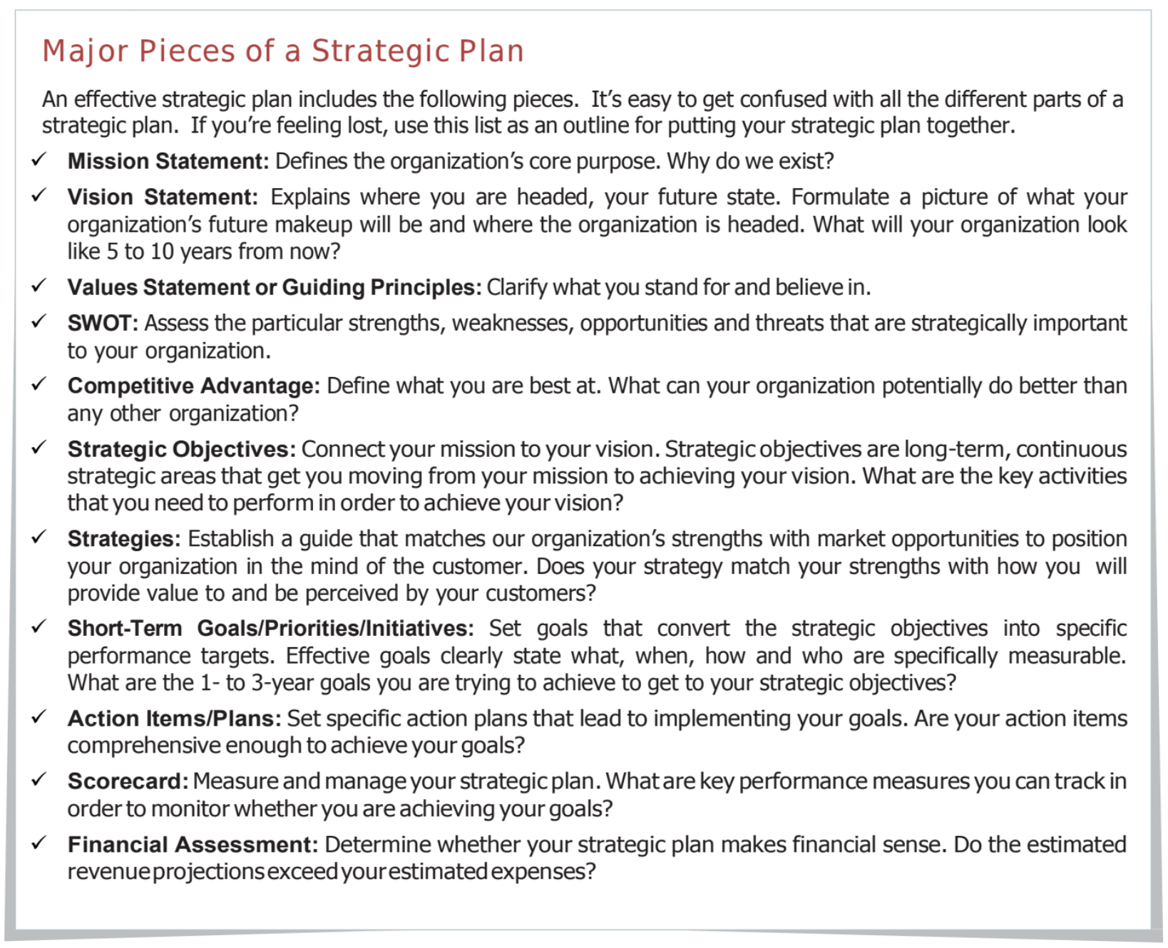 Strategic Plan