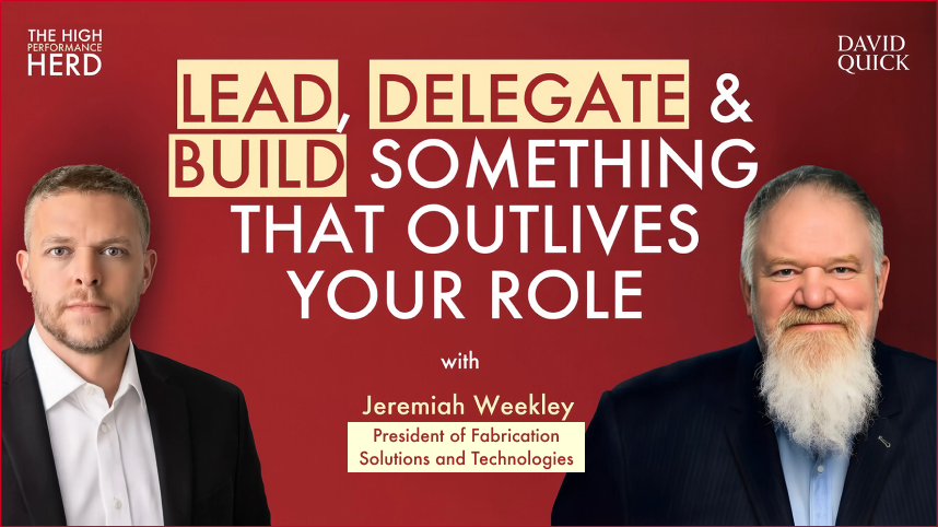 Episode cover for Lead, Delegate, and Build Something That Outlives Your Role