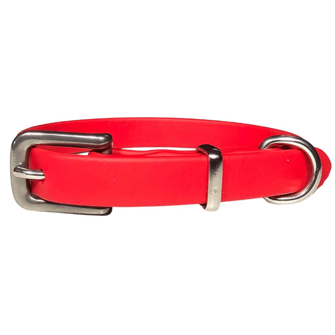 dog collar biothane 13mm red