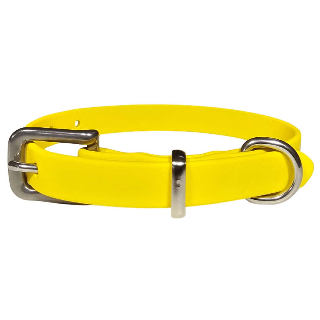 Dog collar biothane 13mm, xs dog collar, small biothane dog collar, biothane yellow dog collar