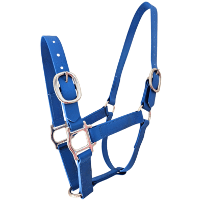 horse halter pvc tpu blue 25m