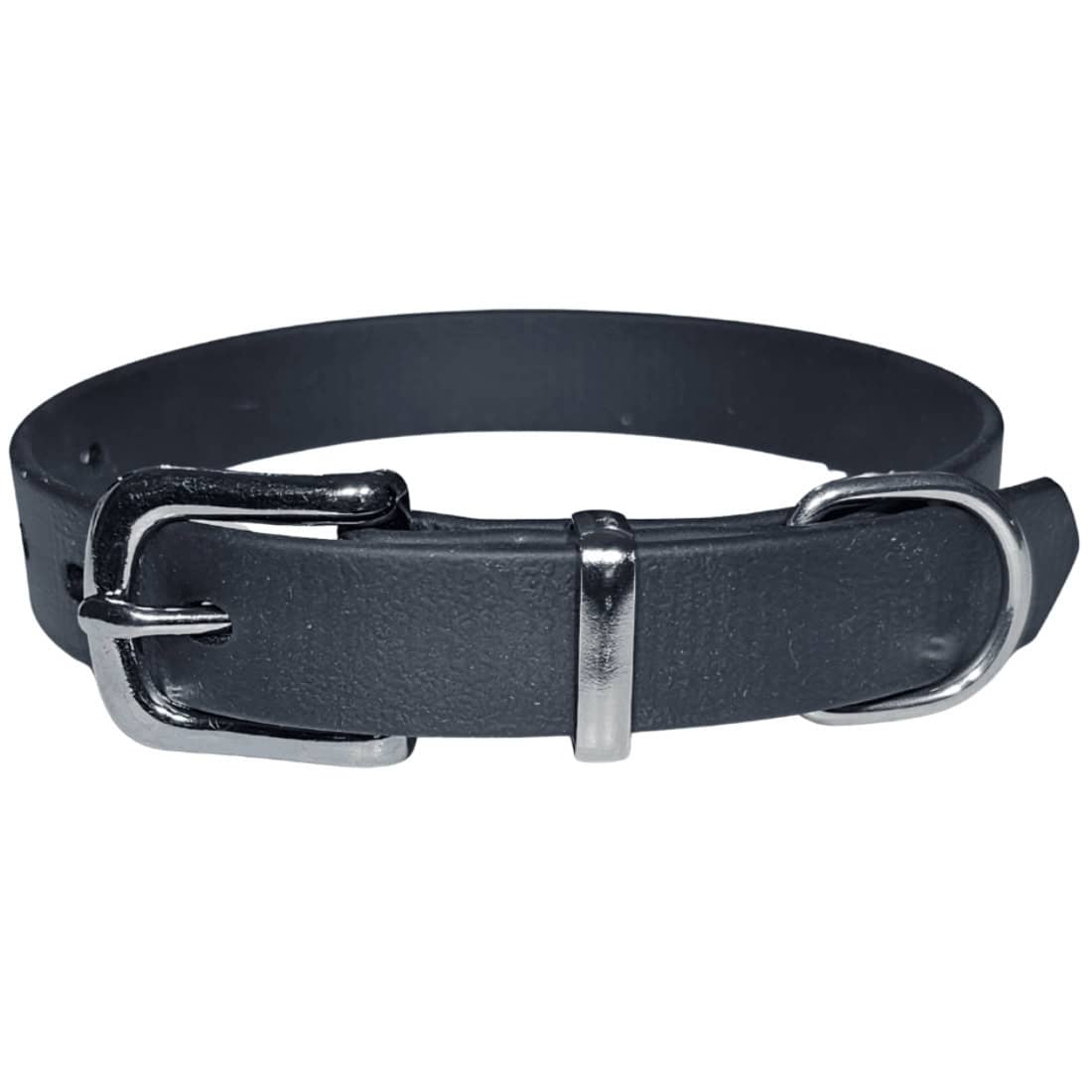 Small dog collar Biothane in black,