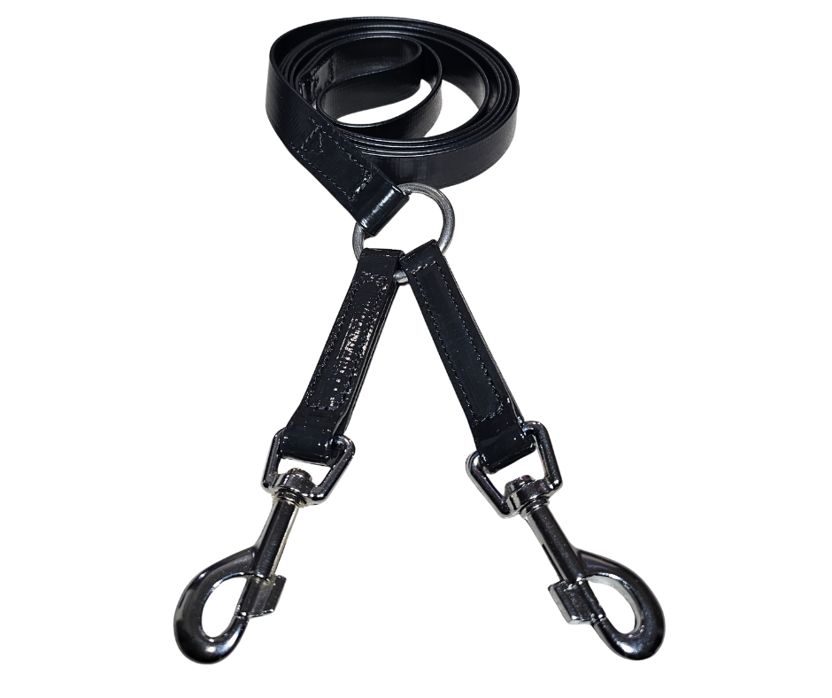 horse lead pvc double clip racing