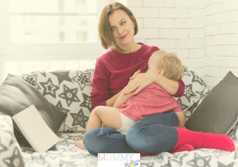 Breastfeeding toddler