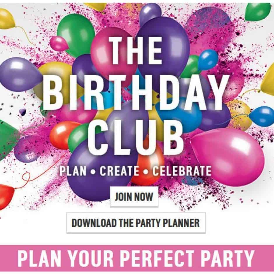 Argos Birthday Club
