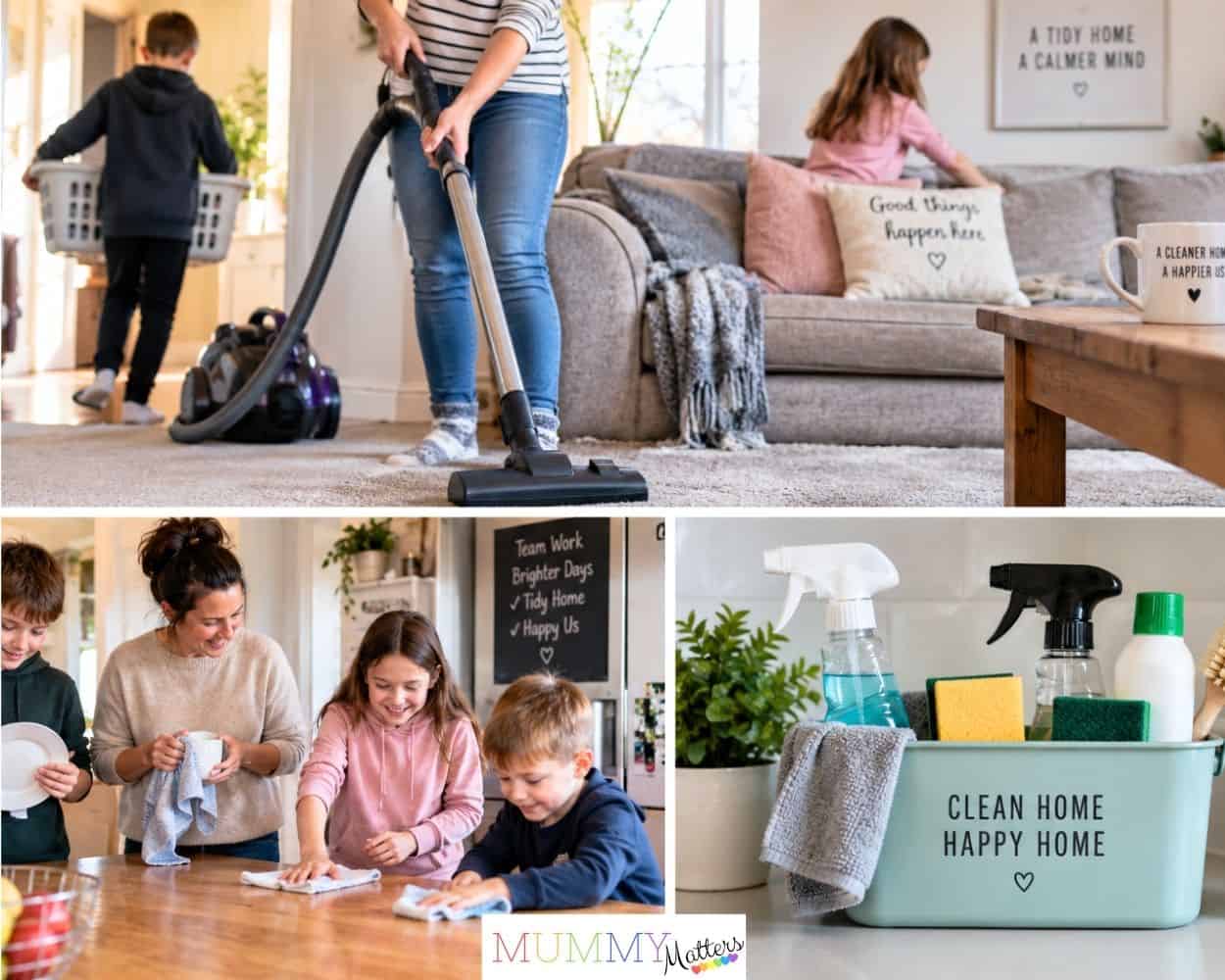 family-sharing-household-chores: How to spend less time cleaning