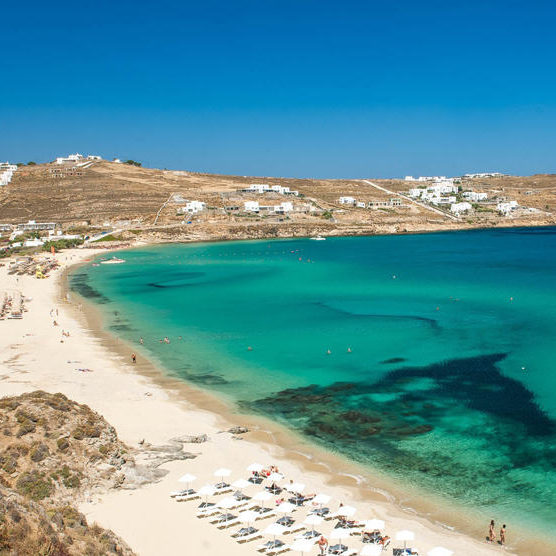 mykonos - sandy beach