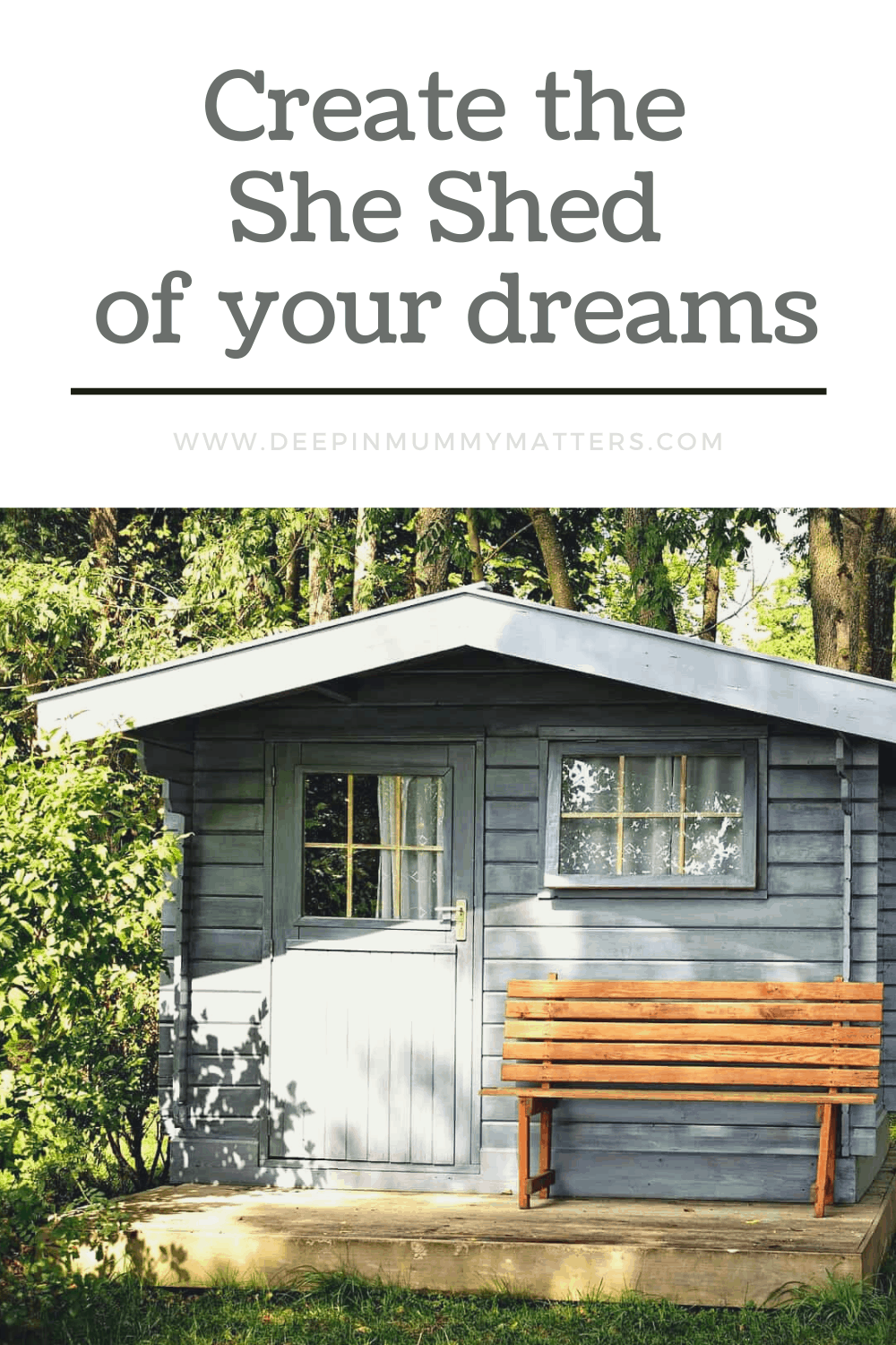Create the She Shed of your dreams So what exactly is a she shed, and how do you make one into your own personal paradise? Read on to find out how to create your own little hideaway.