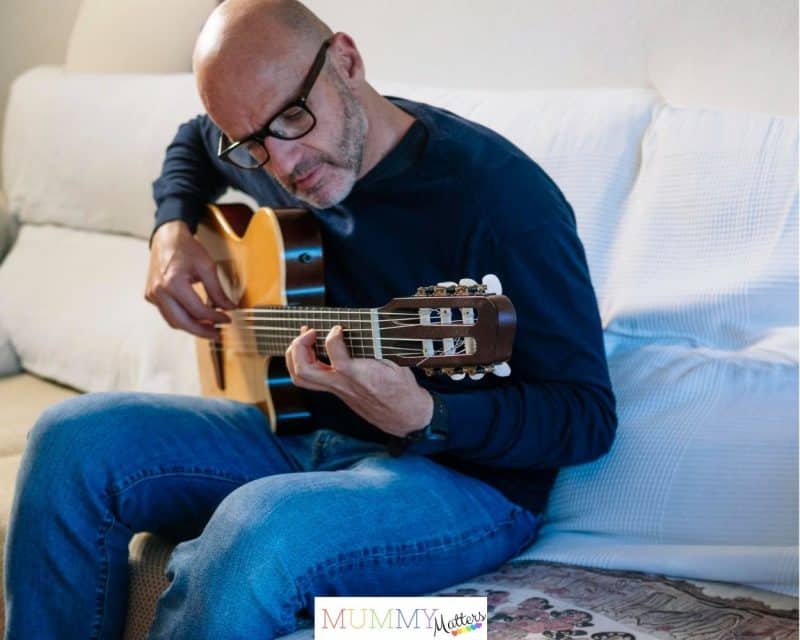 Man playing guitar