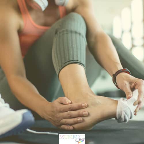Sports related foot injuries