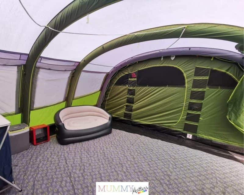 Coleman Weathermaster 8XL Air Tent living space