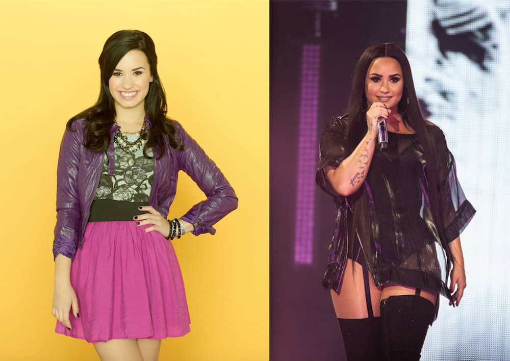 Demi Lovato then and now Demi Lovato then and now