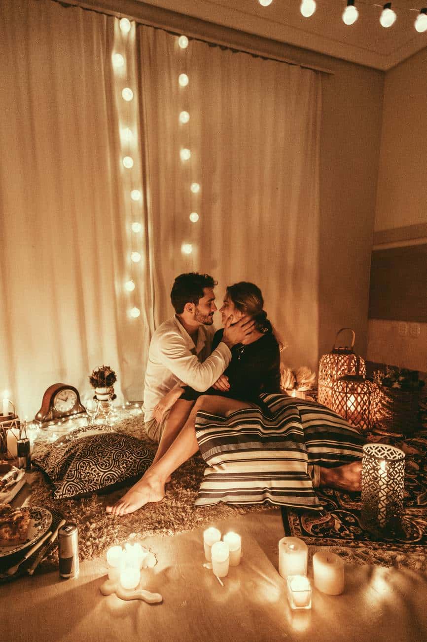 Romantic date at home Romantic date at home