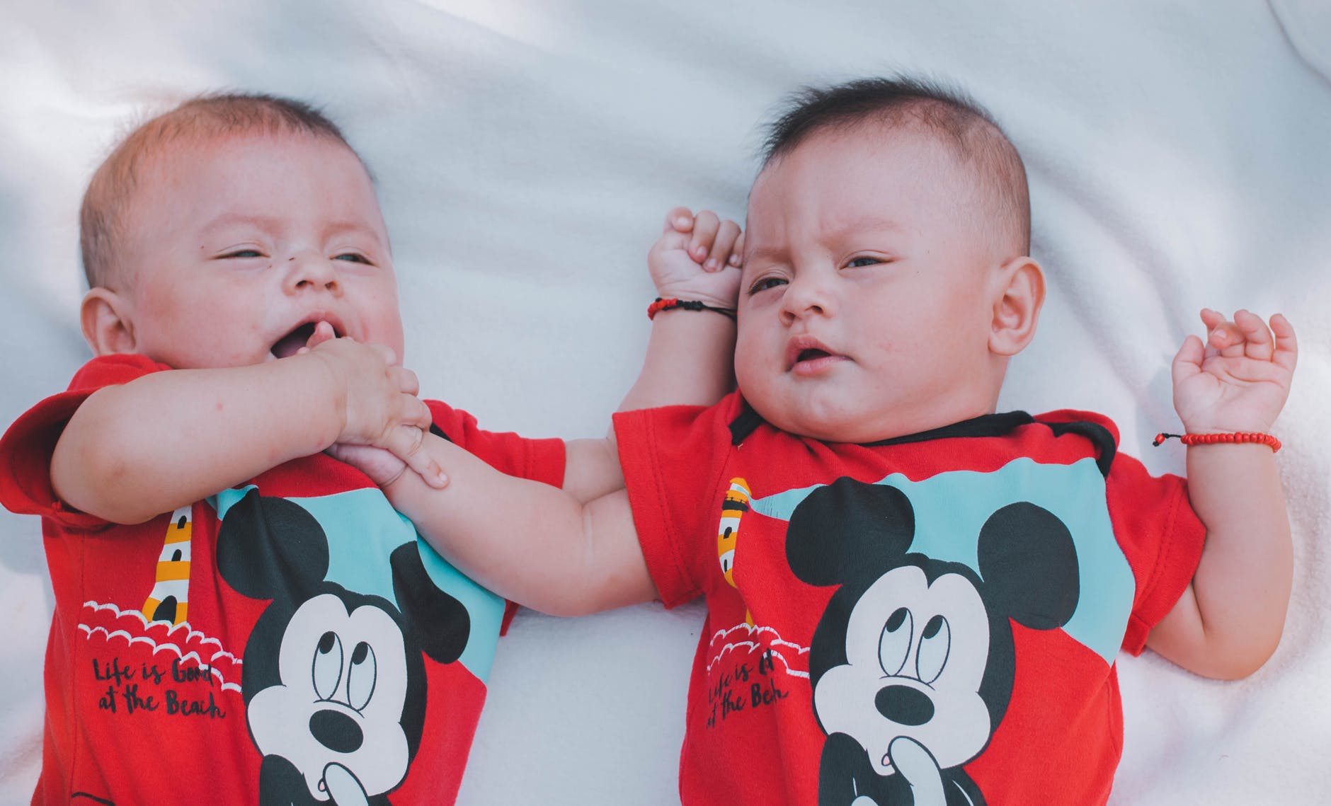 Newborn twins Newborn twins