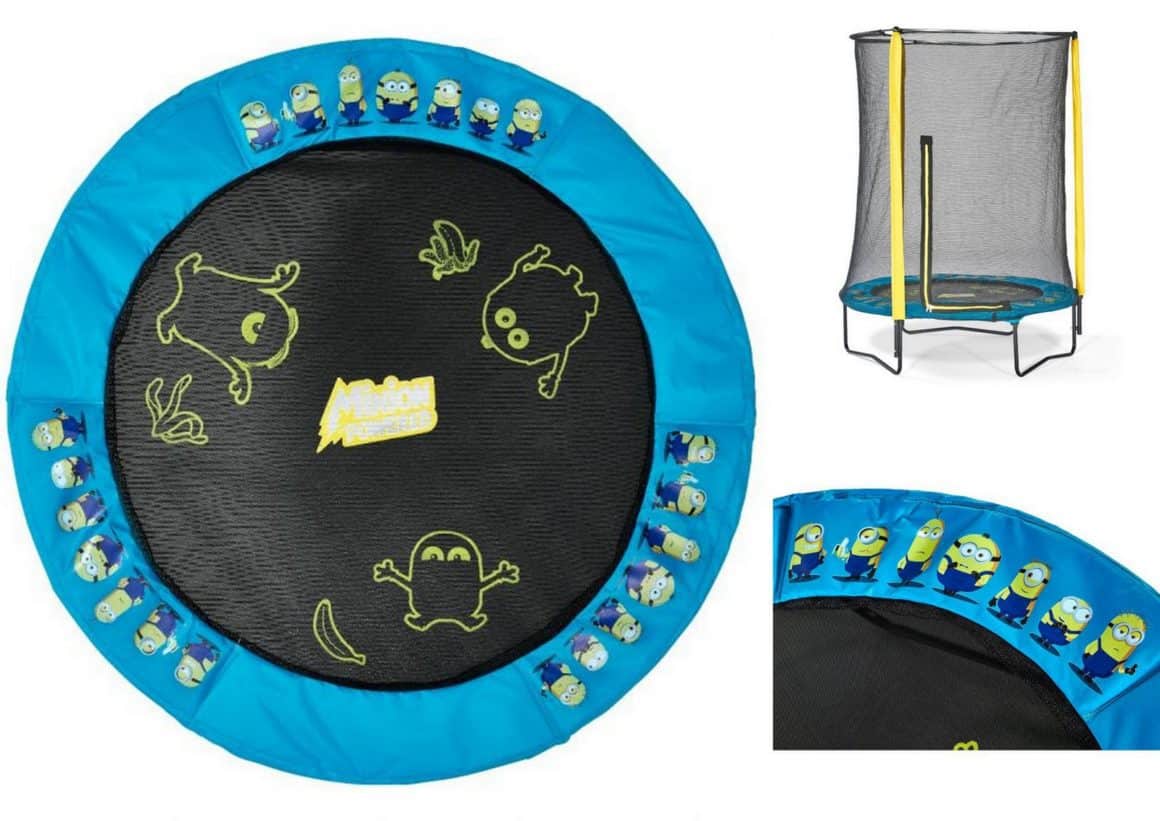 Plum Minions trampoline Plum Minions trampoline