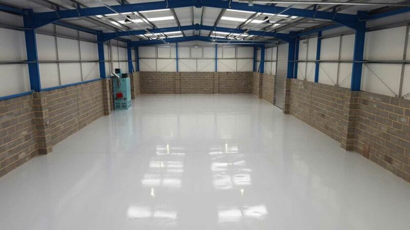 Epoxy floor coating