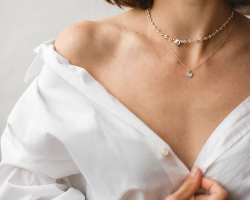 gold necklace gold necklace