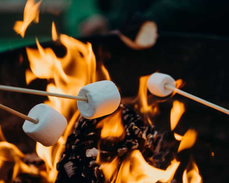 Camping campfire
