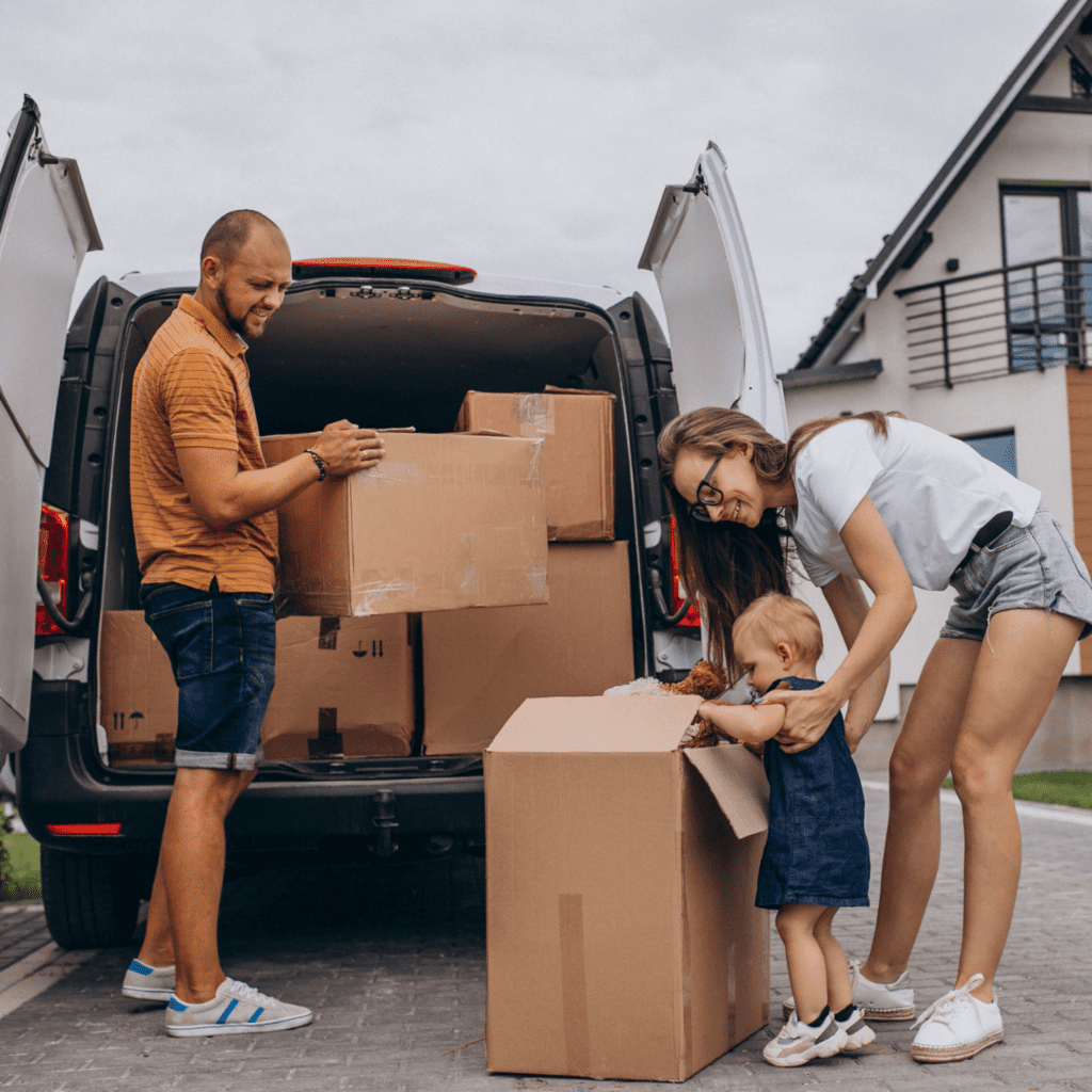 moving with kids