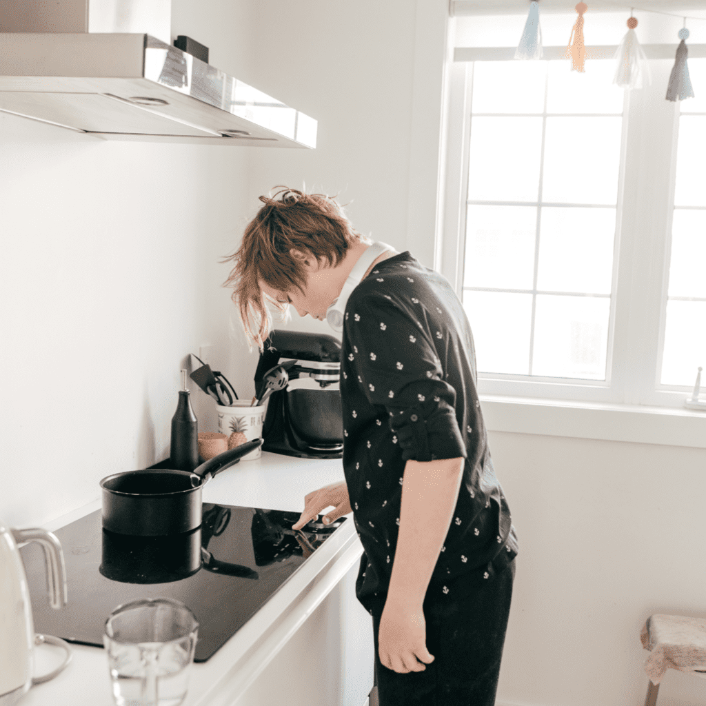 get teens to help with chores