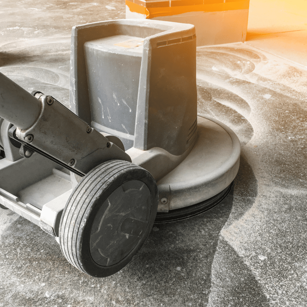 concrete flooring clean