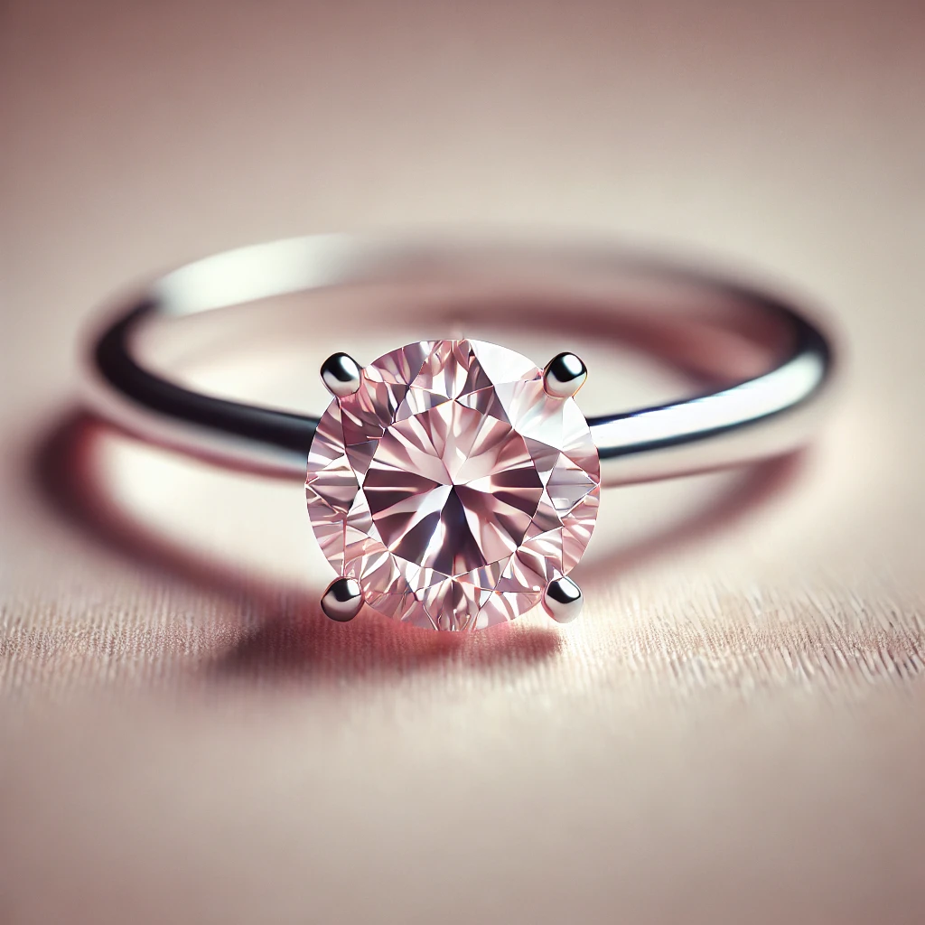 pink engagement ring