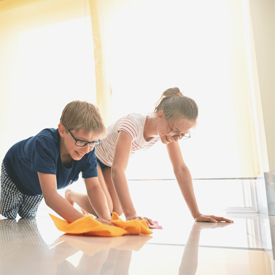 Keep your kids safe when they clean