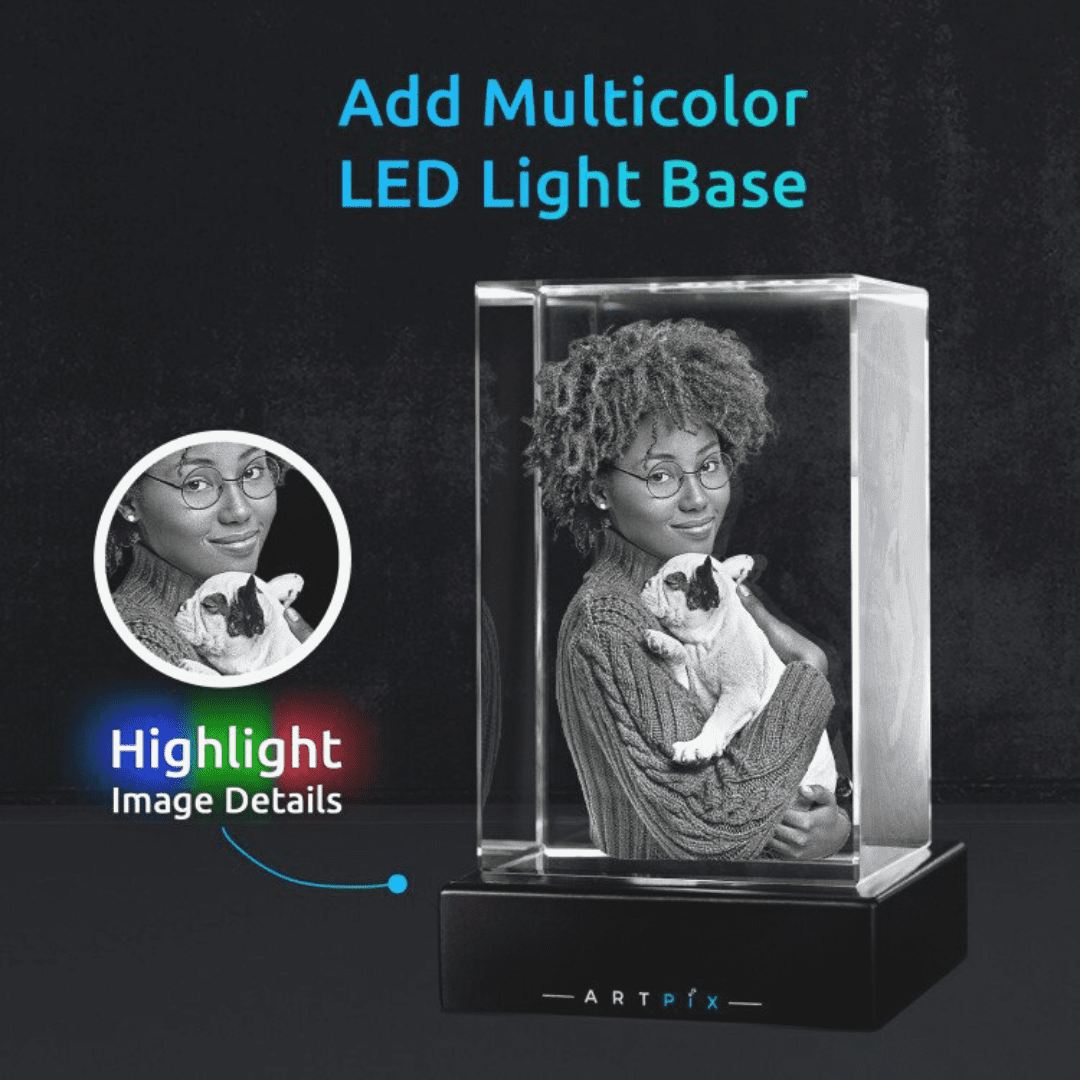 3D Photo Glass Blocks