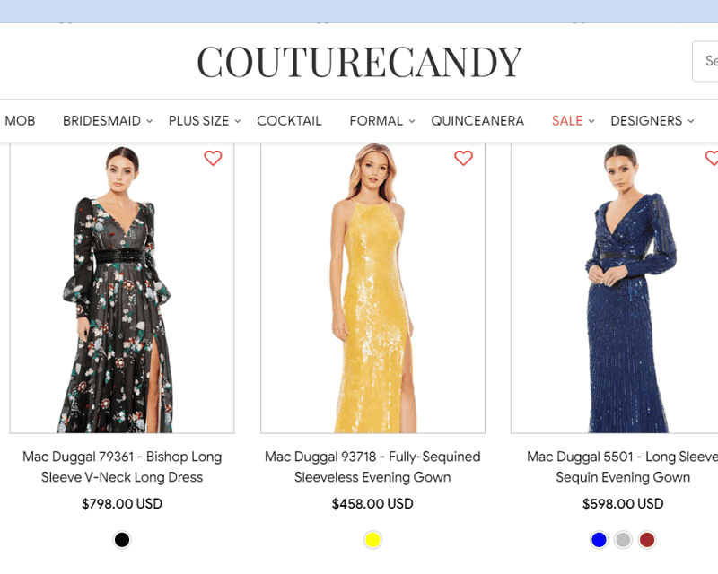 Mac Duggal Dresses Mac Duggal Dresses