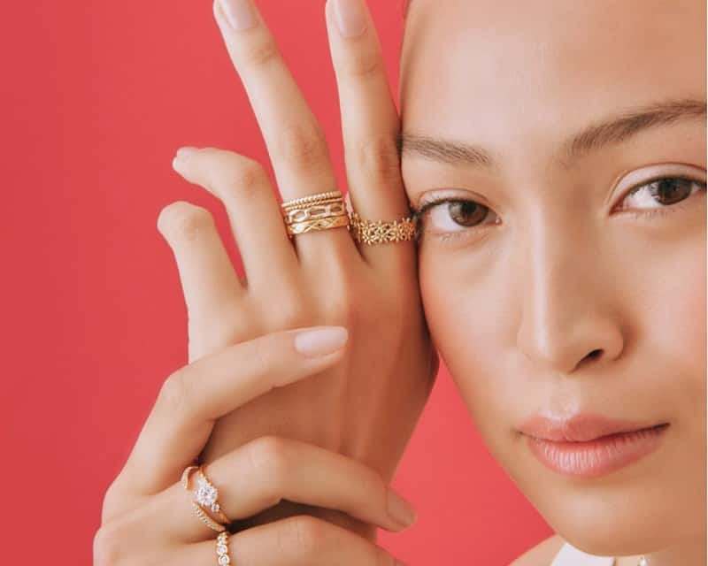 Dainty Gold Stackable Rings